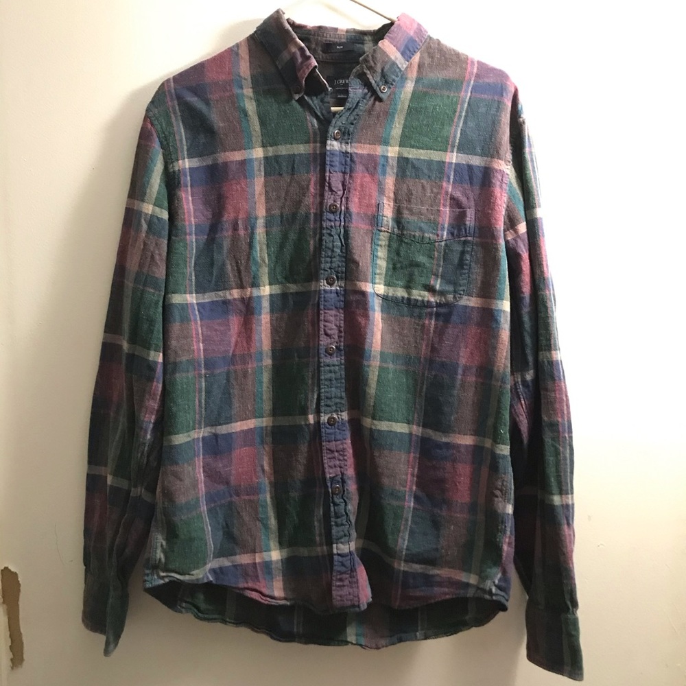 J. Crew Homespun Cotton Men’s Shirt